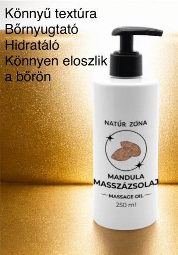 MANDULA MASSZÁZSOLAJ 250 ml